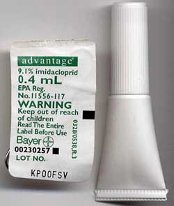Example of a legal Advantage applicator package