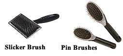 Grooming brushes
